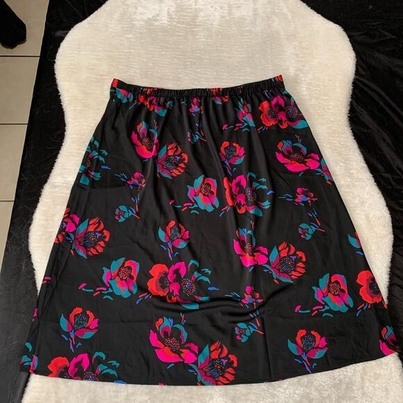 New J Crew Womens A Line Floral Print Skirt Size XXL NWT - Picture 2 of 6